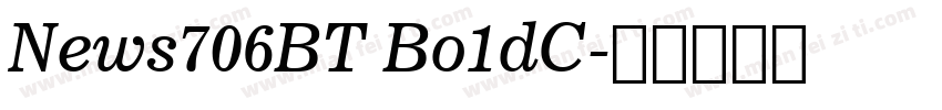 News706BT Bo1dC字体转换
